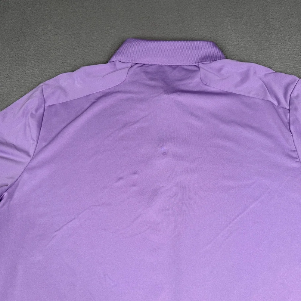 RLX‎ Ralph Lauren Polo Shirt Mens Large Purple Performance Golf Top Stretch